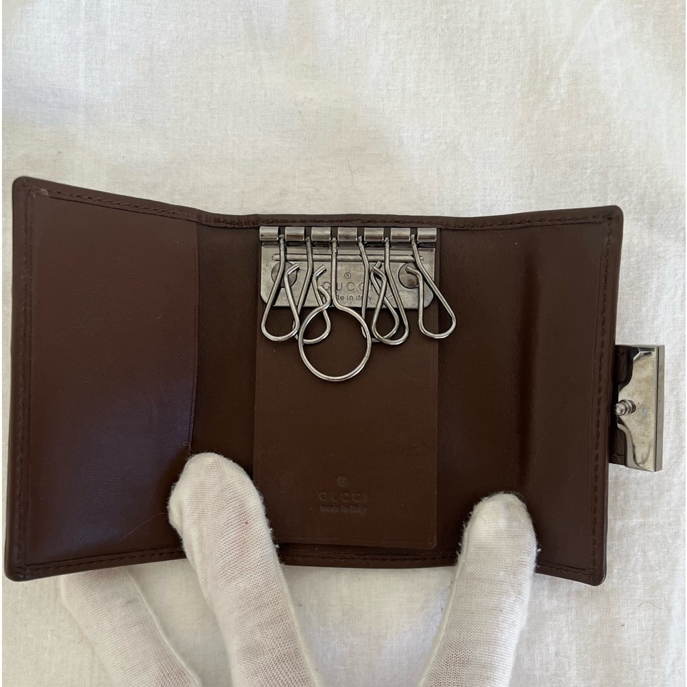 Gucci GG Monogram Six Key Case Italy Vintage - Picture 9 of 13